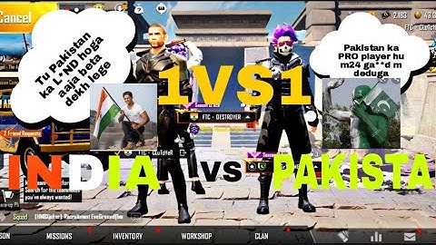 🤣PAKISTANI CHALLENGED INDIAN FOR 1V1 TDM CHALLENGE丨INDIA VS PAKISTAN丨PUBG MOBILE - AswaniGaming