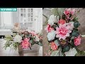 DIY Faux Flower Arrangement | Cheap & Easy!