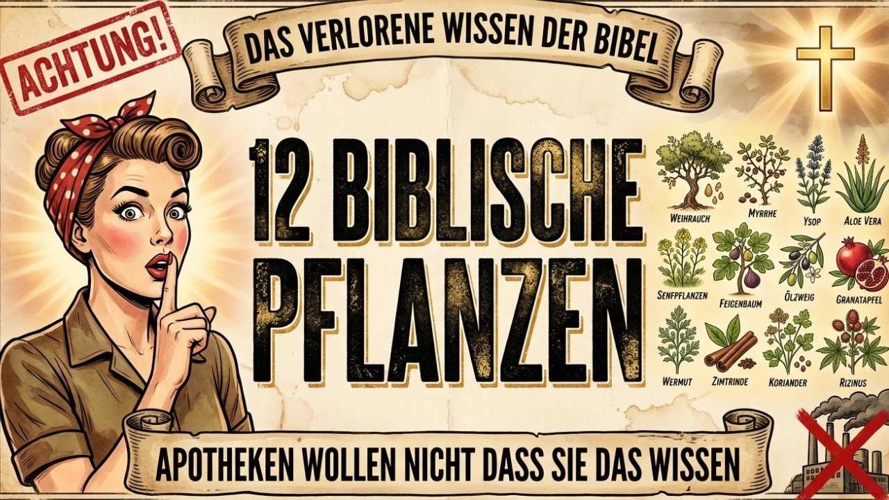 12 BIBLISCHE PFLANZEN die SOFORT HEILEN - Ärzte sind SPRACHLOS! (Pharma hasst dies