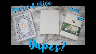 Archer & Olive Dupes Testing Two 160GSM Notebooks Under $20