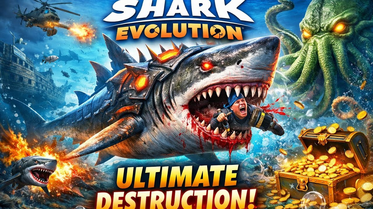 Hungry Shark Evolution – Ultimate Ocean Destruction! 