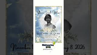 Shemma Wales | Funeral Announcement #ObituariesSVG #Obituaries #SVG