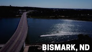 Bismark, North Dakota but It's only the Missouri River