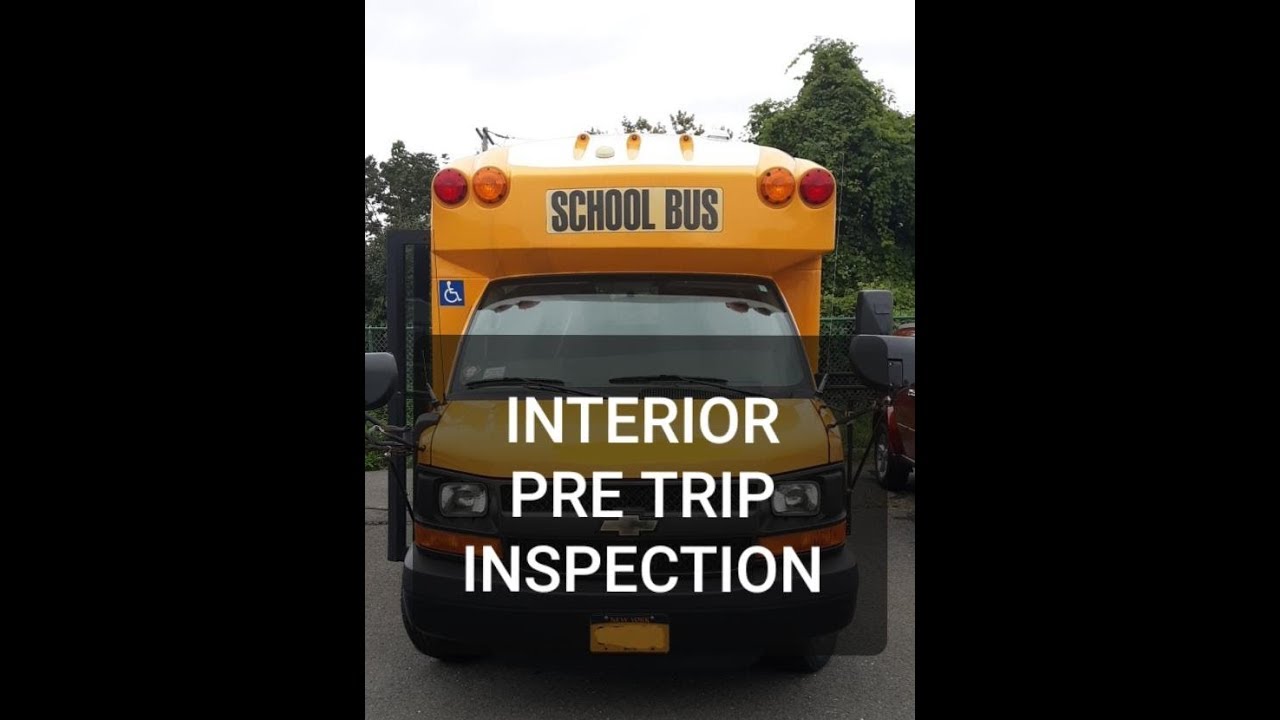 cdl pre trip school bus test