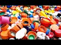 How to Process Bottle tops For Art Creation | Art Tutorial
