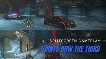Saints Row The Third Coop - Splitscreen Gameplay [Free Roam]