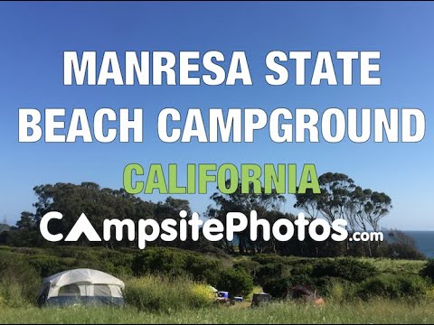 Video: Manresa State Beach - Kamp u blizini Santa Cruza CA