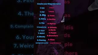 Create Your Gtag Clan Name Full