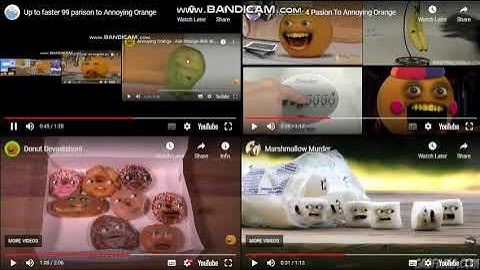 Up to faster 106 parison to Annoying Orange