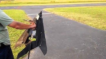 RC Powers F117  last flight