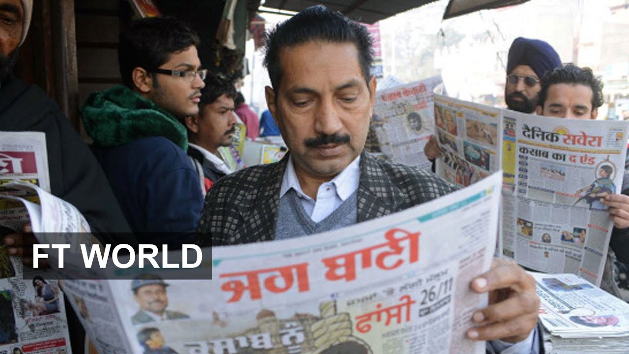 Film backdrop image for India's booming newspaper industry (2013)