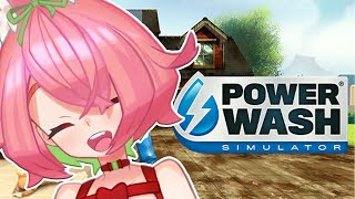 【PowerWash Simulator】A型観覧注意【にじさんじ/安土桃】