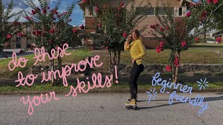 How to improve at roller skating: 10 easy drills to learn how to roller skate!