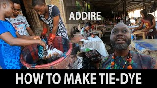 TIE-DYE PROCESS I MAKING OF ADIRE I NIKE TIE-DYE WORKSHOP