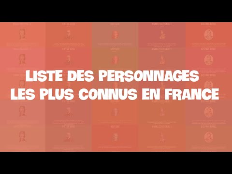 Fiche -  Personnages historiques français les plus connus