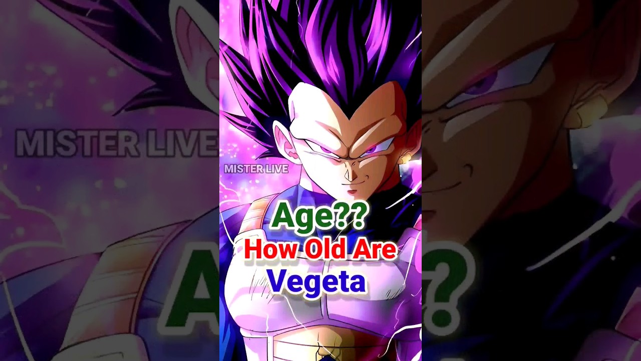 How Old Is Vegeta Ultra Ego | From Childhood To Today's Age 