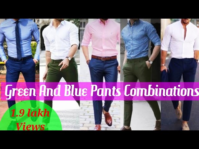 Best Colour Combinations For Men greenpant  Green Pant Matching Shirt  Ideas  by Look Stylish  YouTube