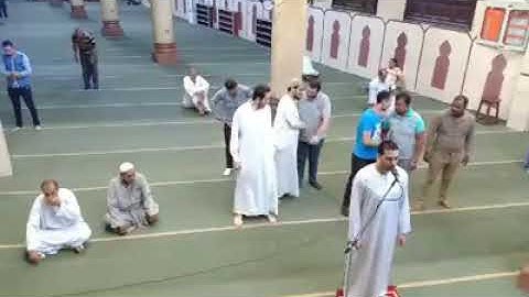 صلاة العشاء من مسجد الفاروق عمر بشربين الموافق الاربعاء ١٤/٨/٢٠١٩ سورة المطففين