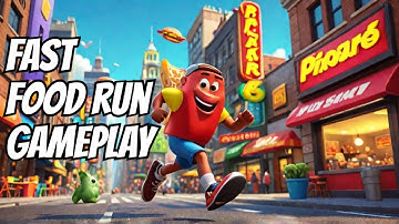 Crazy Fast Food Run All levels android,ios funny gameplay walkthrough