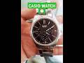 Casio Enticer Analog Black Dial Stainless Steel Body Men's Watch 2025
