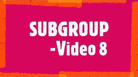 #MAT 203 #S3 DMS #KTU #SUBGROUP-VIDEO 8 #ALGEBRAIC STRUCTURES # MODULE 5#B.TECH CS/IT#2019 SCHEME