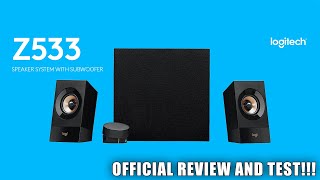 LOGITECH Z533 SPEAKER SYSTEM W/ SUBWOOFER (OFFICIAL REVIEW AND TESTING!!!)