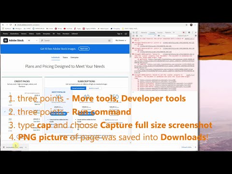 Capture all web page content to PNG file - Print Screen  Google Chrome