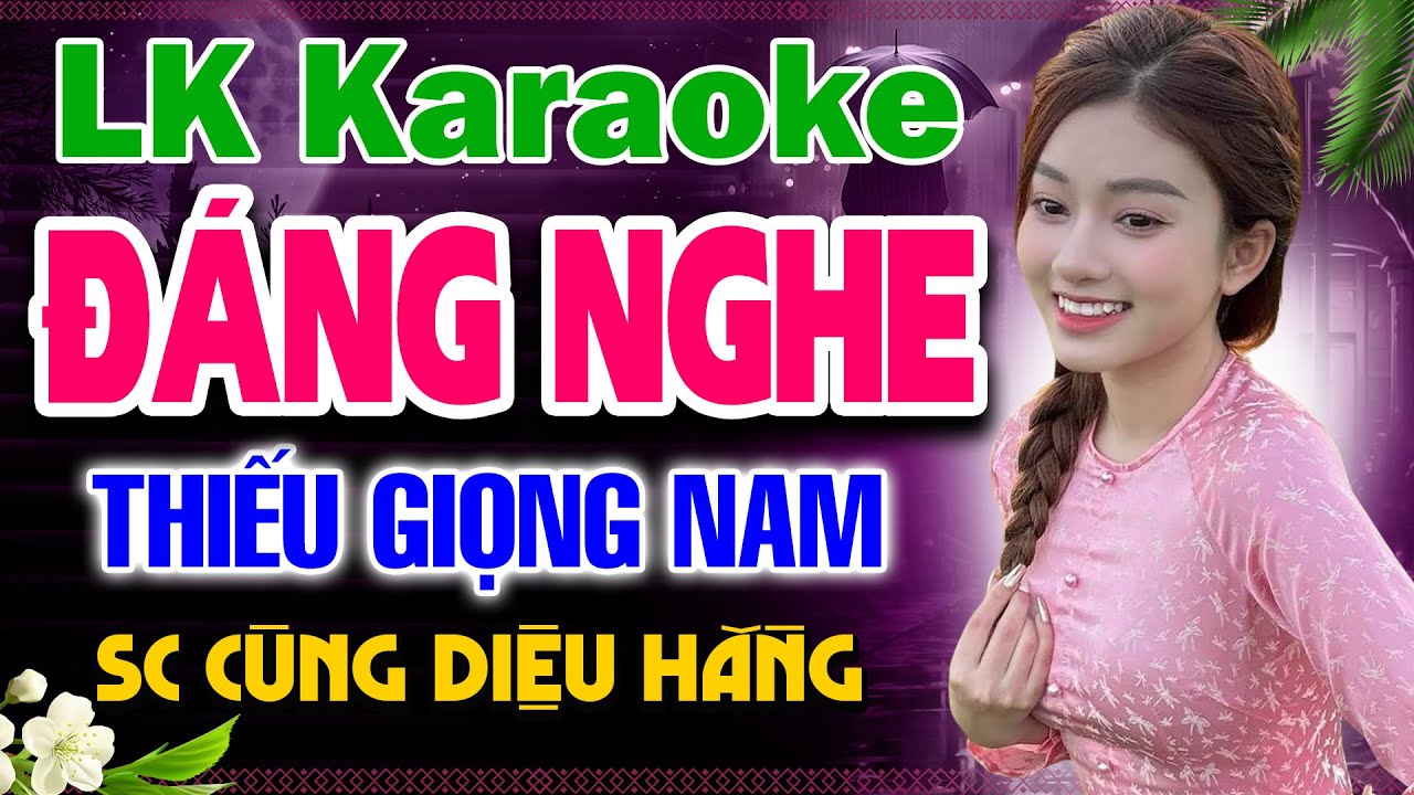 CHUYỆN BA MÙA MƯA Karaoke Thiếu Giọng Nam ❖ Song Ca Cùng Diệu Hằng ➤ Karaoke Kết Nối Trái Tim