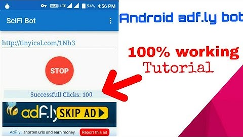 Android adfly bot 100% working 2017