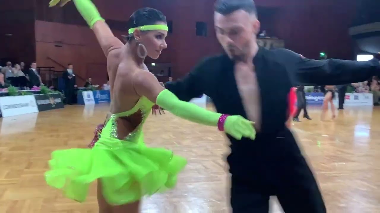 CHA-CHA 👍👏 ANASTASIA & SERGIU MARUSTER (23) - WDSF PD 2024 GOC Super Grand Prix Stuttgart -
