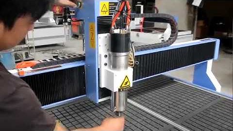 Acctek manual atc cnc router 1212 /tool changer process show