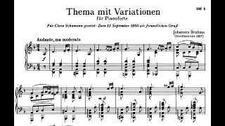 J. Brahms - Theme and Variations, Op.18b