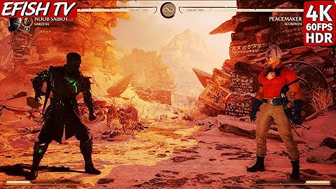 Noob Saibot vs Peacemaker (Hardest AI) - Mortal Kombat 1