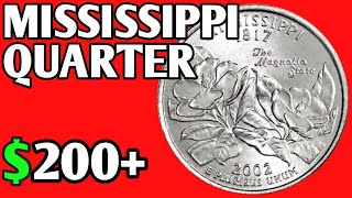 2002 Mississippi Quarter Worth Money -How much It is Worth and Why, Errors,and History