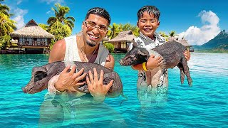 We Went SWIMMING With PIGS In The Bahamas!