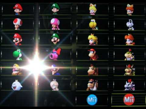 Mario Kart Wii How To Unlock All Characters Youtube