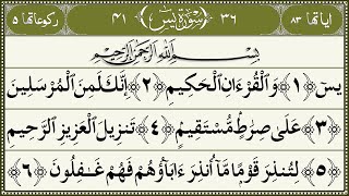 Surah Yasin Full (Yaseen) with Arabic Text | EP 13 | سورة يس | Fast Recitation | Noble Quran Tilawat