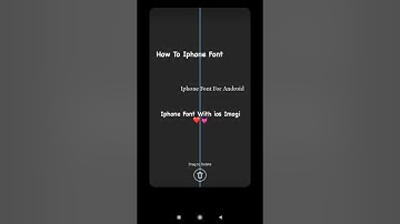 iphone font for android 🔥 ios font on android 🔥ios Instagram on android 🔥 iphone font 🔥 #ytshort