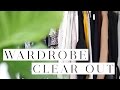 WARDROBE CLEAR OUT | Hello October