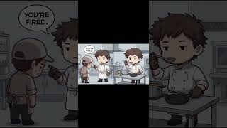 You're 46, and you've finally become a boss #masterchef #motivation #animechef