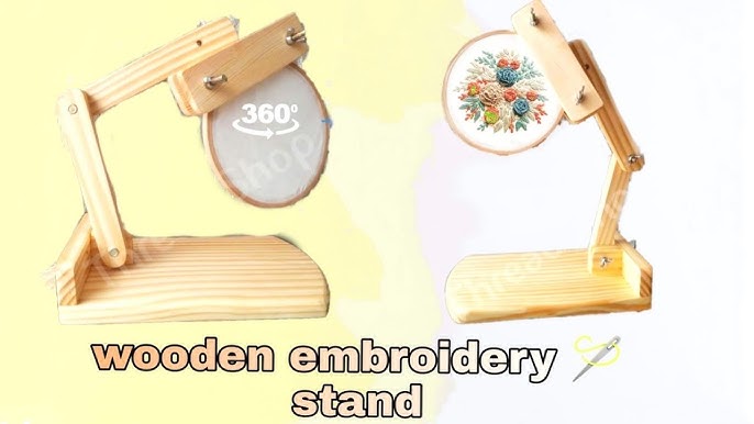 Embroidery & Cross-Stitch Hoop Stand - How to assemble it & use it