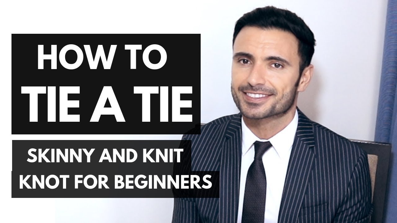 How to Tie a Skinny Tie, Tie Knot Tutorial, Learn How to Tie a Skinny Tie