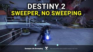 Help sweeperbots clean up pigeon trouble in the Tower - Destiny 2 (Sweeper, No Sweeping Triumph)