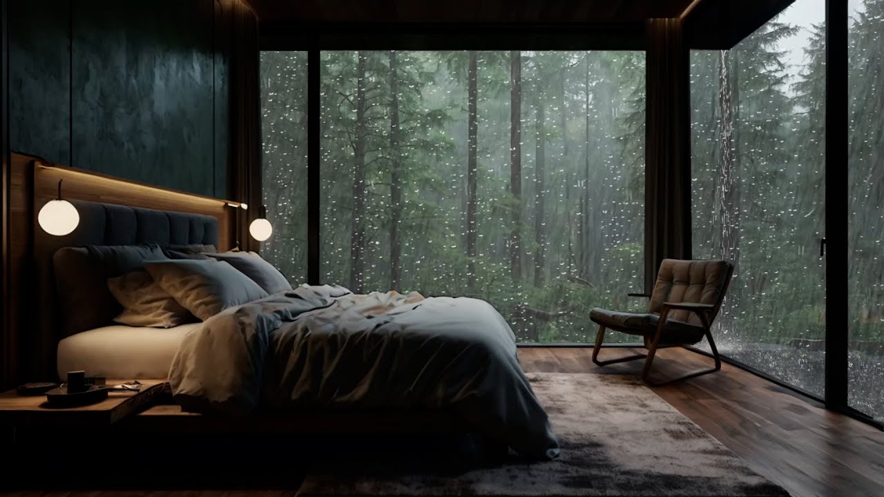 Gentle Rain and Piano Music for Deep Relaxation | Calm Your Mind and Unwind for Peaceful Sleep