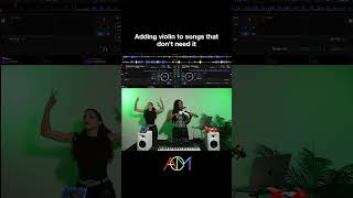 hype us up! 🔥 #affirmations #violin #dj @michaelprinceviolin @OfficialflippaT