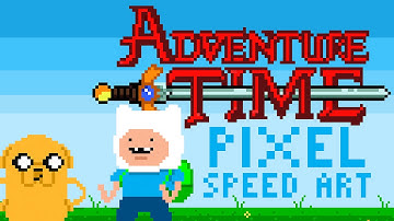 Adventure Time Pixel Speed Art by PXLFLX