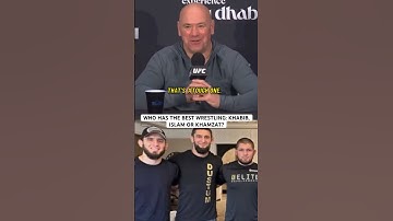 DANA ON WHO HAS THE BEST WRESTLING OUT OF KHABIB, MAKHACHEV OR CHIMAEV