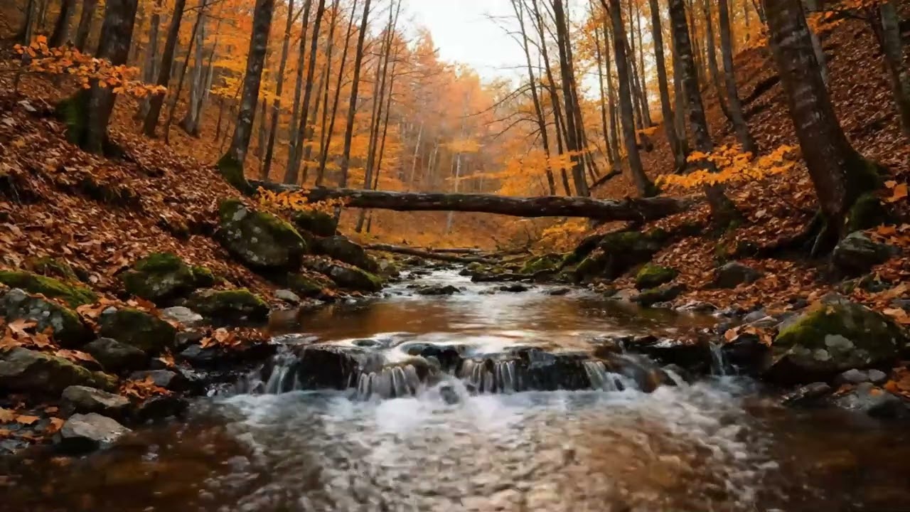 Forest River Sounds, Beautiful Birdsong, Relax Your Brain And Sleep Better