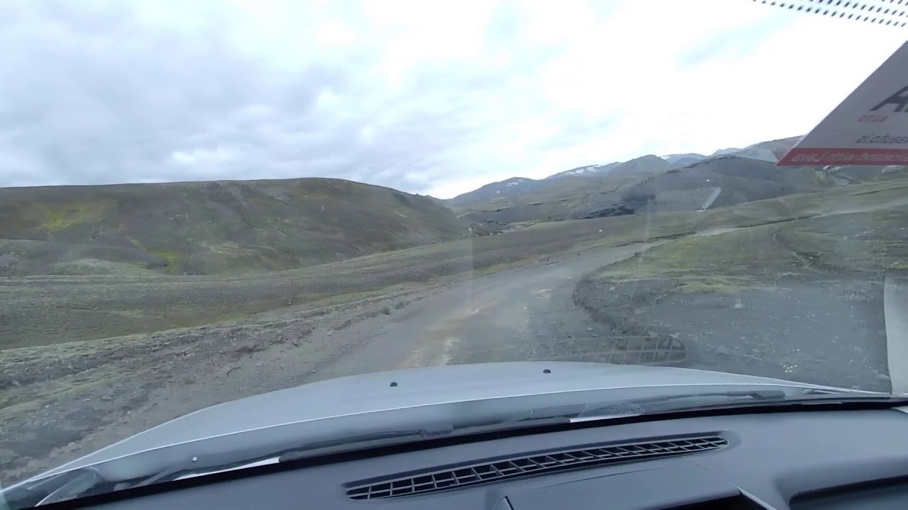 F26 road  - Iceland interior crossed in Dacia Duster — Sprengisandsleið — video poster