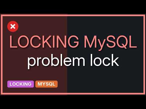 Lock in mysql database